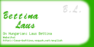 bettina laus business card